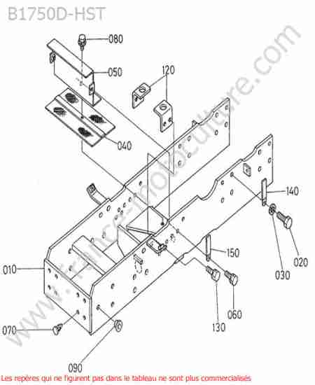 KUBOTA - B1750HST : Chassis