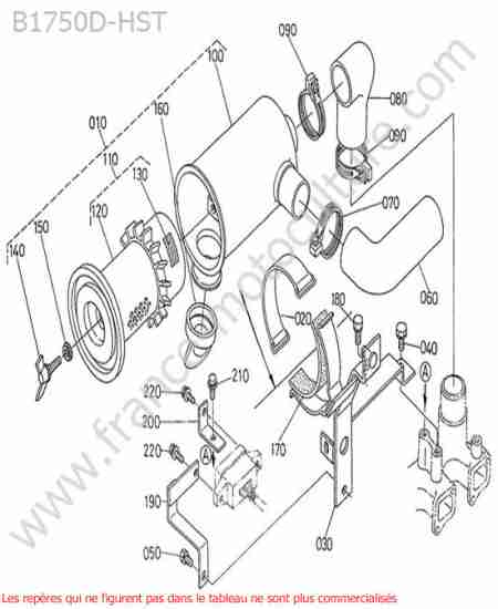 KUBOTA - B1750HST : Filtre air