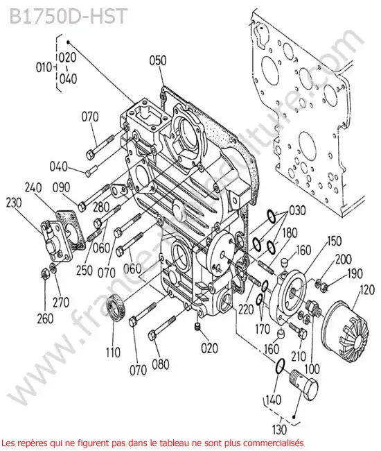 Carter distribution KUBOTA B1750HST