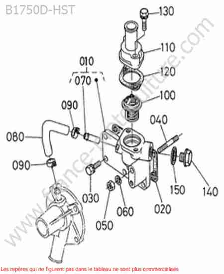 KUBOTA - B1750HST : Thermostat