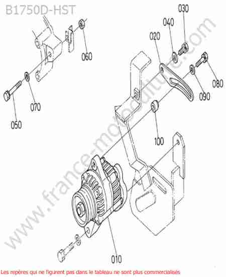 KUBOTA - B1750HST : Alternateur