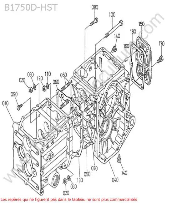 Carter transmission KUBOTA B1750HST