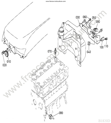 Eléctricité 2 KUBOTA B1820