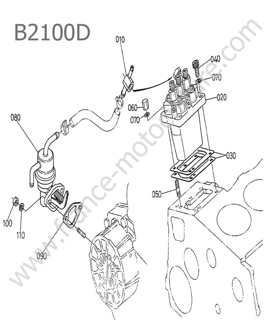 Pompe injection KUBOTA B2100
