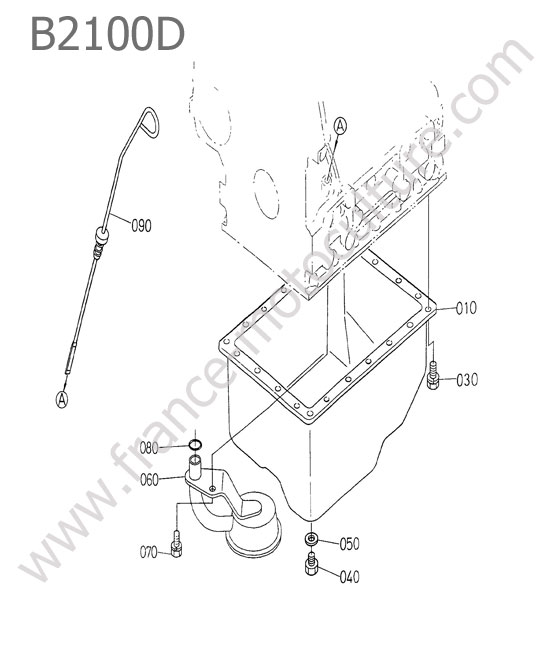 Carter huile KUBOTA B2100