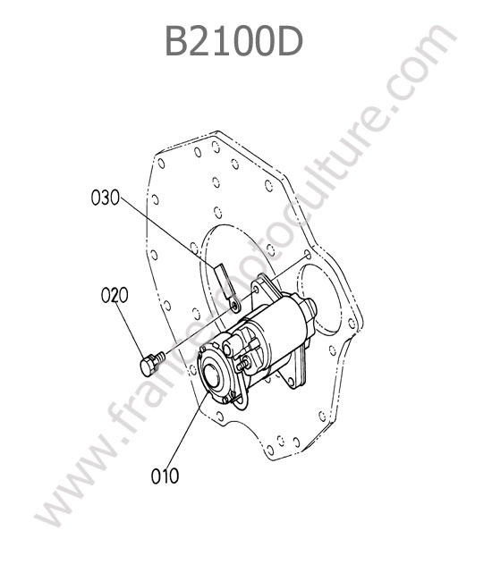 Demarreur KUBOTA B2100