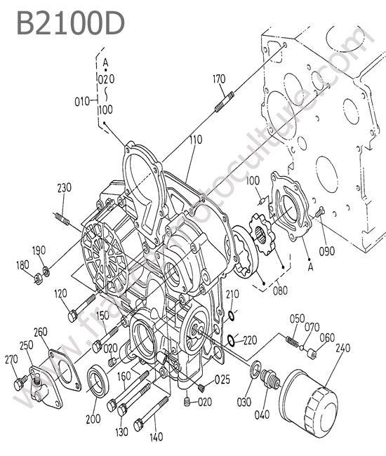 Carter distribution KUBOTA B2100