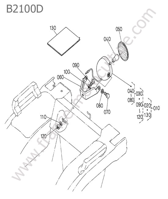 Phare travail KUBOTA B2100
