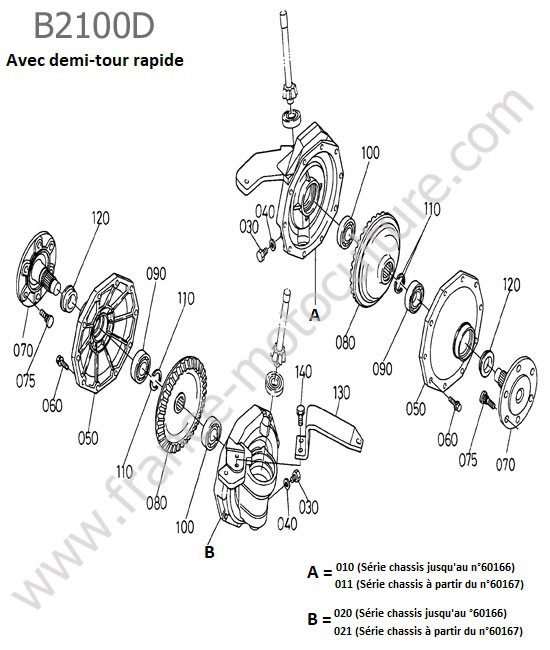 Pont avant 2  KUBOTA B2100