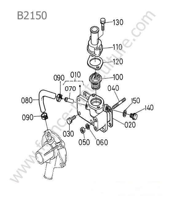 Thermostat KUBOTA B2150