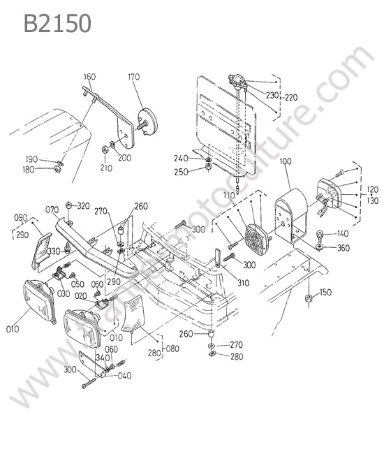 Phare KUBOTA B2150