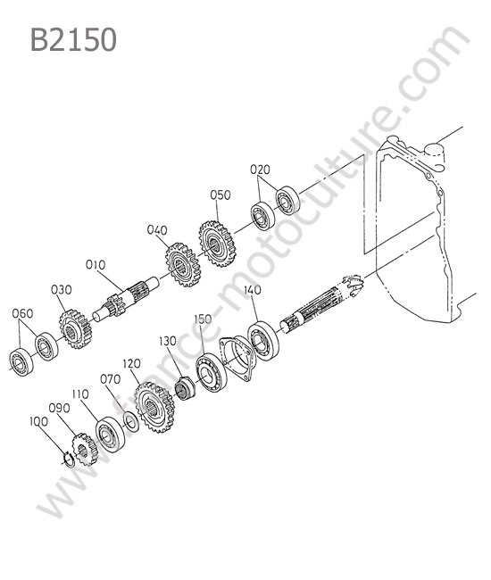 Arbre 4 KUBOTA B2150