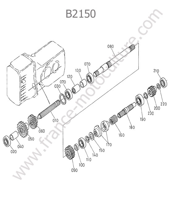 Arbre 7 KUBOTA B2150