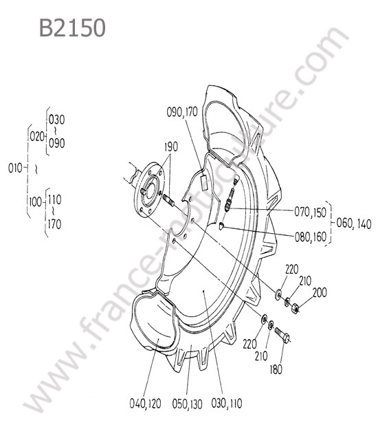 Roue arriere 8.3-24 KUBOTA B2150