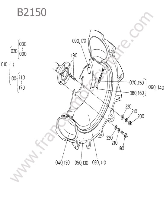 Roue arriere 12.4-16 KUBOTA B2150