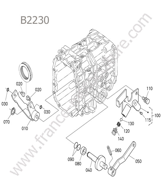 Commande vitesses pdf KUBOTA B2230