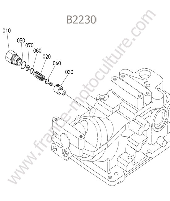 Soupape surete KUBOTA B2230