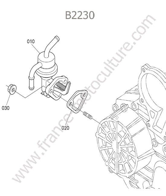 Pompe alimentation KUBOTA B2230