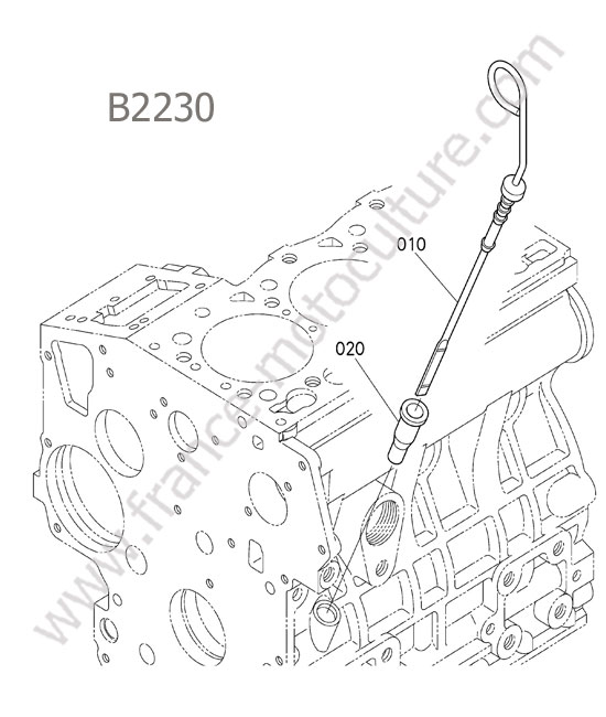 Jauge huile KUBOTA B2230