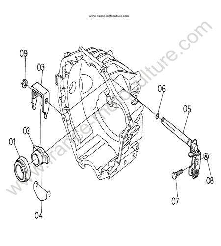 Butée embrayage KUBOTA B2400