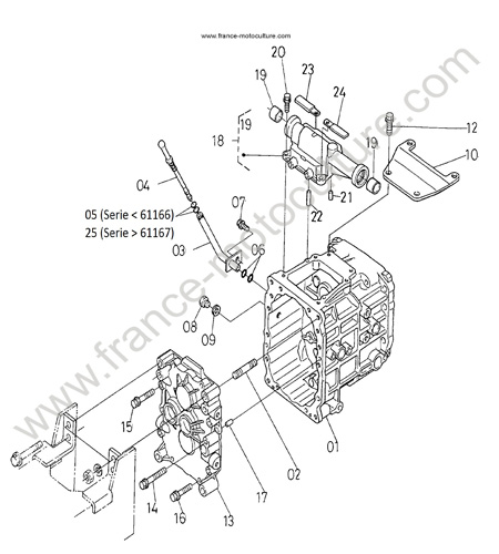 Carter transmission KUBOTA B2400