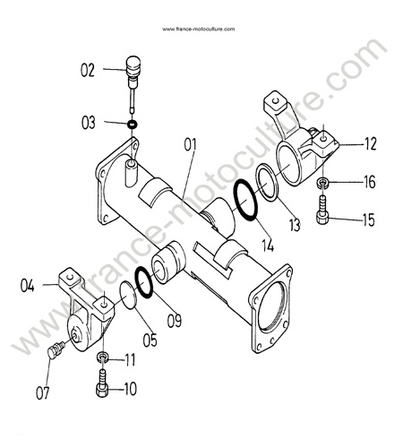 Carter pont AV 1 KUBOTA B2400