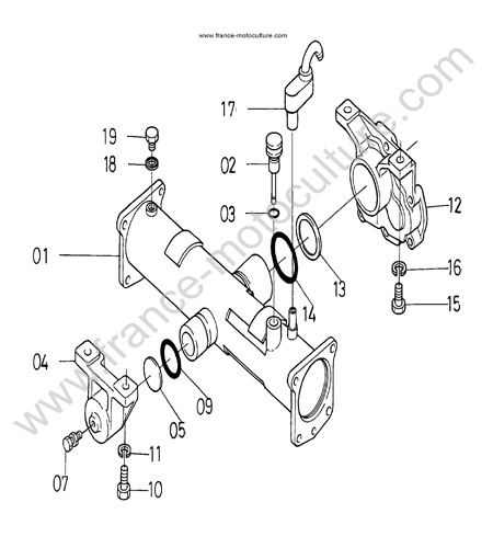 Carter pont AV 2 KUBOTA B2400