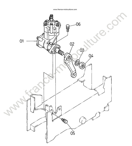 Servo direction KUBOTA B2400