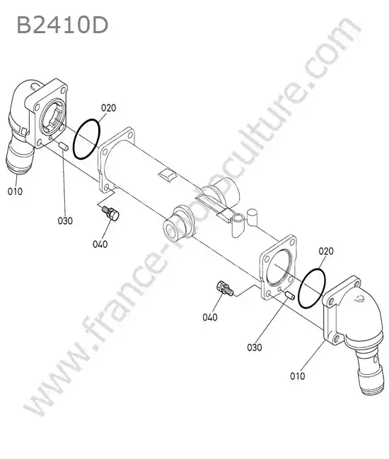 Carter pont avant KUBOTA B2410
