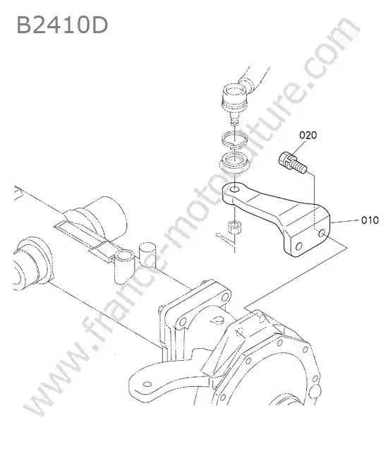 Bras fusee KUBOTA B2410