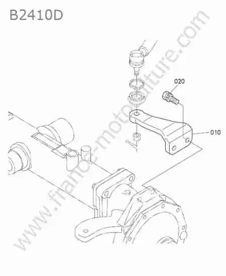 KUBOTA - B2410 : Bras fusee
