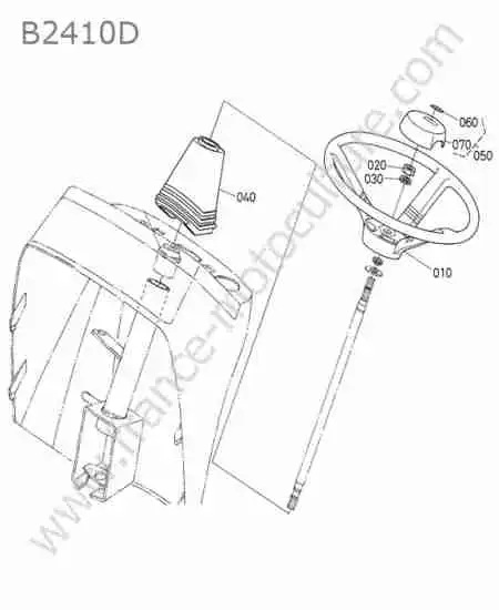 KUBOTA - B2410 : Volant direction