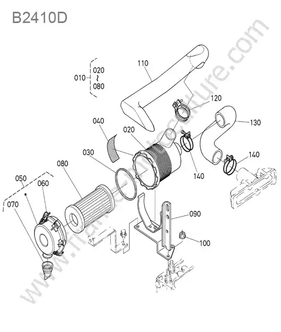 Filtre air KUBOTA B2410
