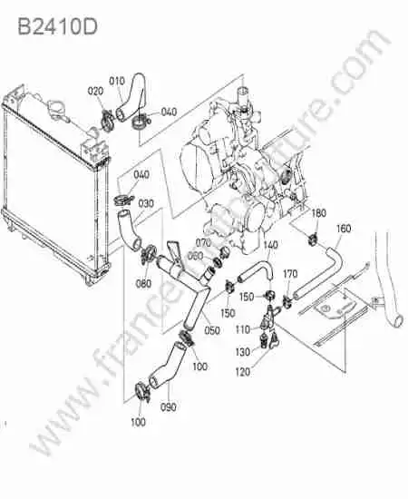 KUBOTA - B2410 : Durites