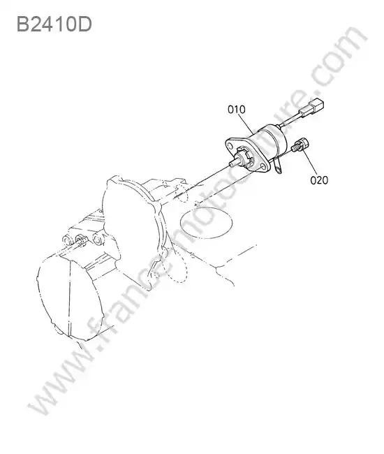 Solenoide KUBOTA B2410