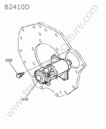 KUBOTA - B2410 : Demarreur
