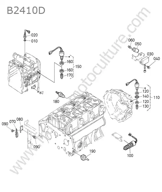 Commutateur KUBOTA B2410