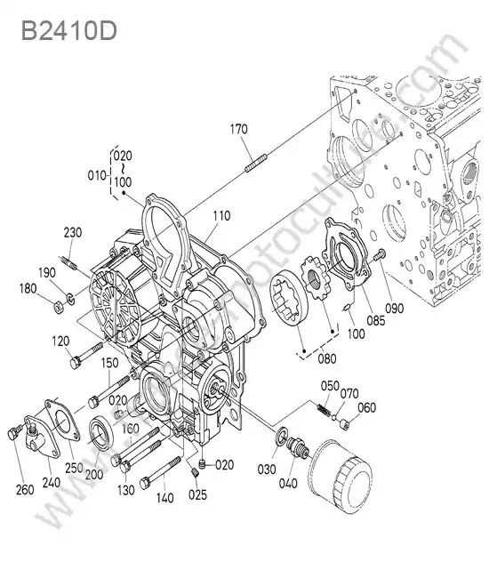 Carter distribution KUBOTA B2410