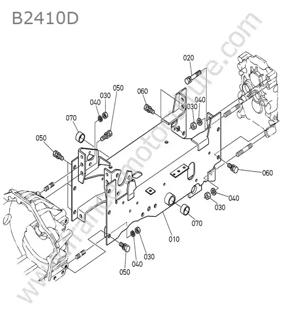 Chassis central KUBOTA B2410