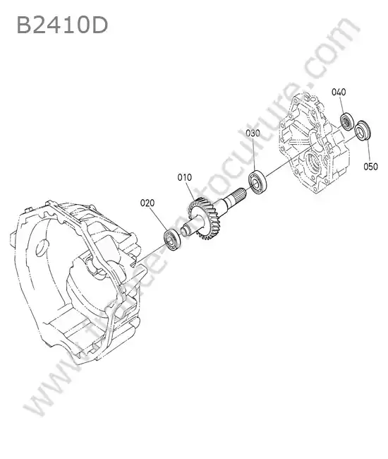 Arbre avant KUBOTA B2410