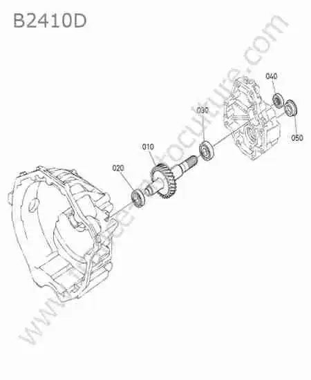 KUBOTA - B2410 : Arbre avant