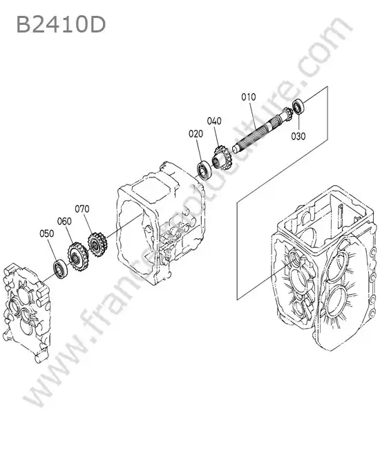 4eme arbre KUBOTA B2410