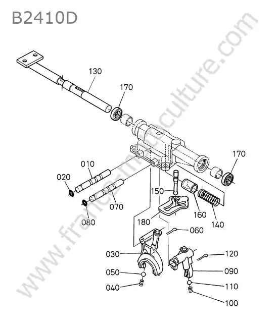 Fourchette principale KUBOTA B2410