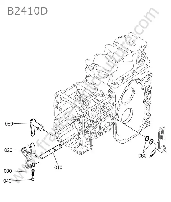 Fourchette changement gamme KUBOTA B2410