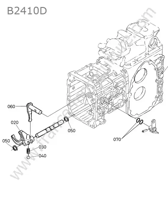 Fourchette prise force KUBOTA B2410