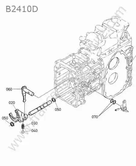 KUBOTA - B2410 : Fourchette prise force
