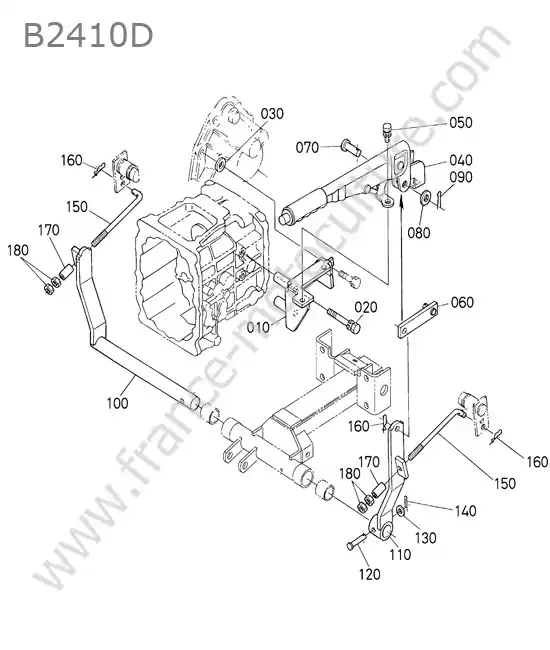 Frein stationnement KUBOTA B2410