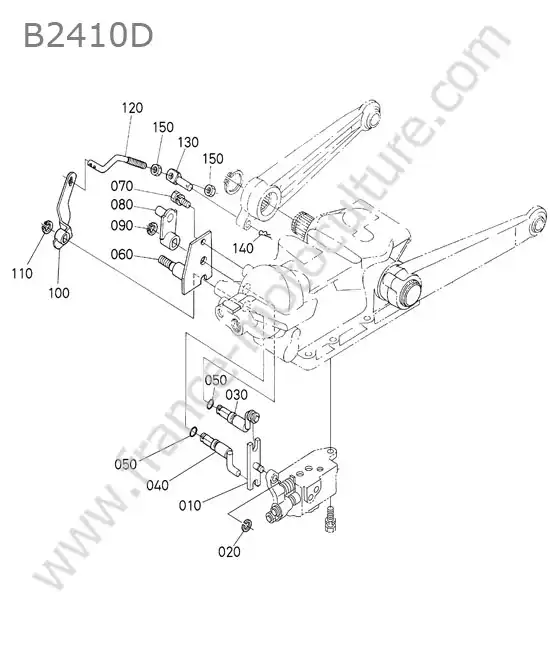 Controle position KUBOTA B2410