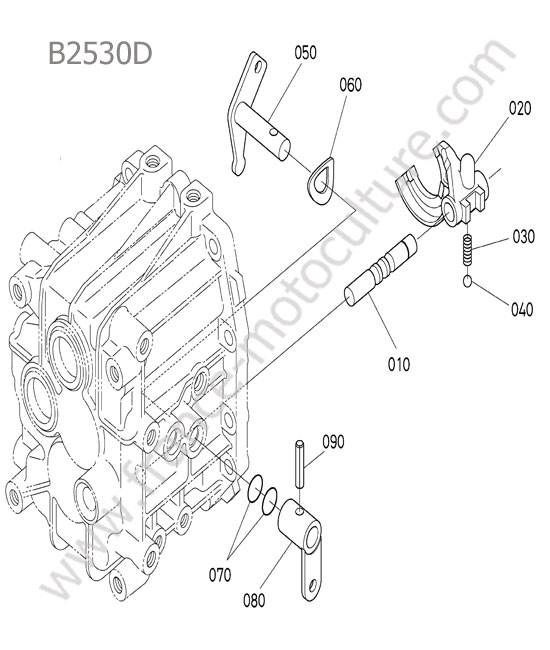 Fourchette inverseur KUBOTA B2530