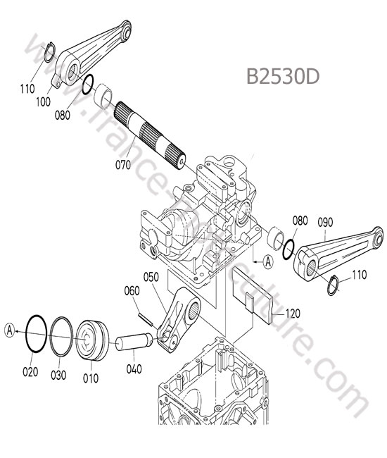 Piston relevage KUBOTA B2530